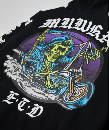 Mishka NYC - Death Adders Biker Zip Up Hoodie - Black | blockshops