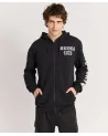 Mishka NYC - Death Adders Biker Zip Up Hoodie - Black | blockshops