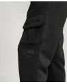 Reason - Bank Relaxed Fit Fleece Cargo Pants - Black