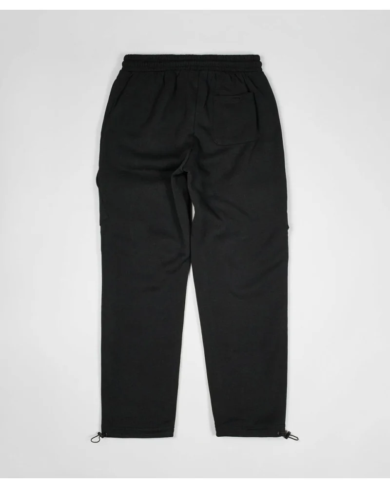 Reason - Bank Relaxed Fit Fleece Cargo Pants - Black