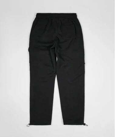 Reason - Bank Relaxed Fit Fleece Cargo Pants - Black