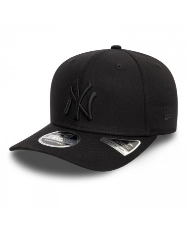 New Era - New York Yankees Monochrome 9SEVENTY Stretch Snap Cap - Black