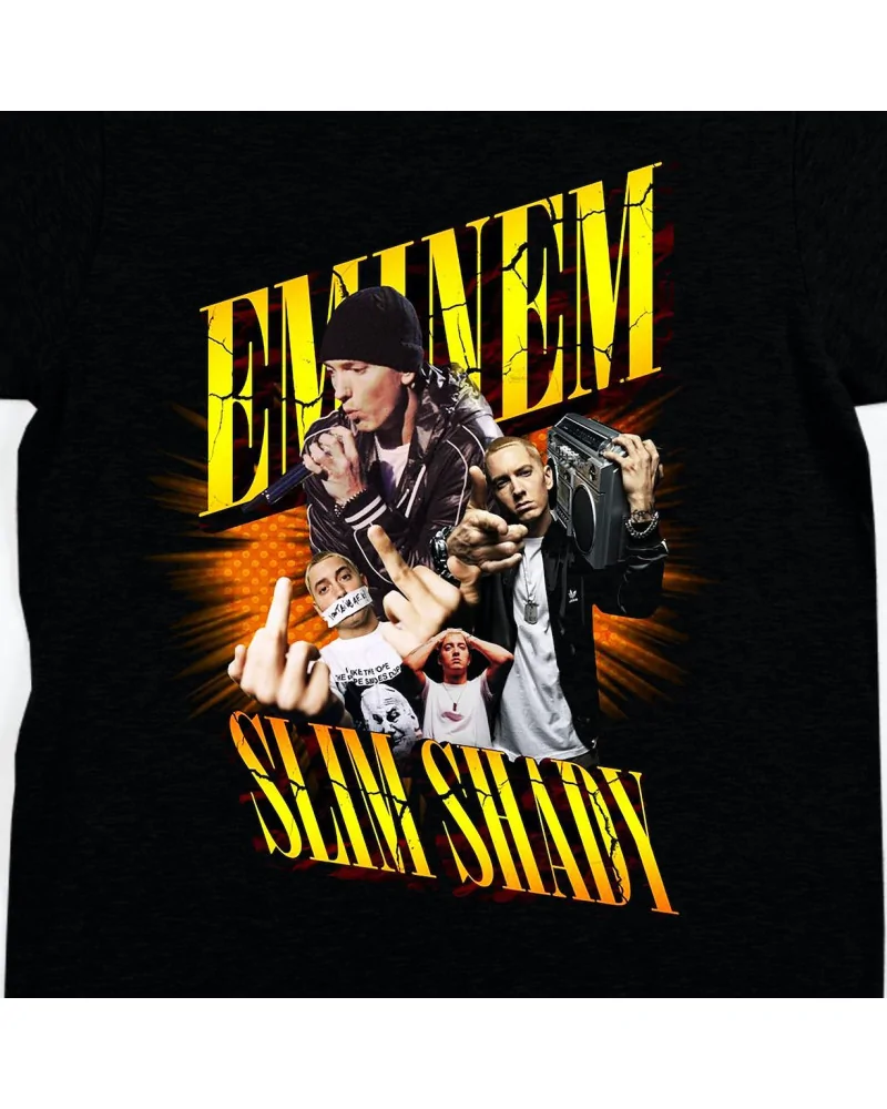 Block Custom - Eminem Slim Shady Bootleg Tee - Black | blockshops