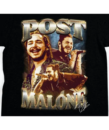 Block Custom - Post Malone Bootleg Tee - Black | blockshops