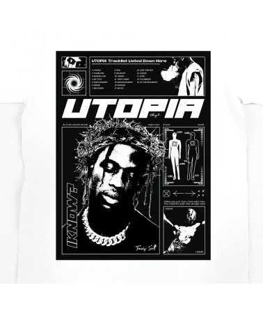 Block Custom - Travis Scott Utopia Tee - White | blockshops