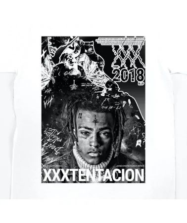 Block Custom - XXXtentacion 2018 RIP Tee - White | blockshops