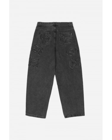 Wasted Paris - Kingdom Curve Destroy Casper Pant - Black