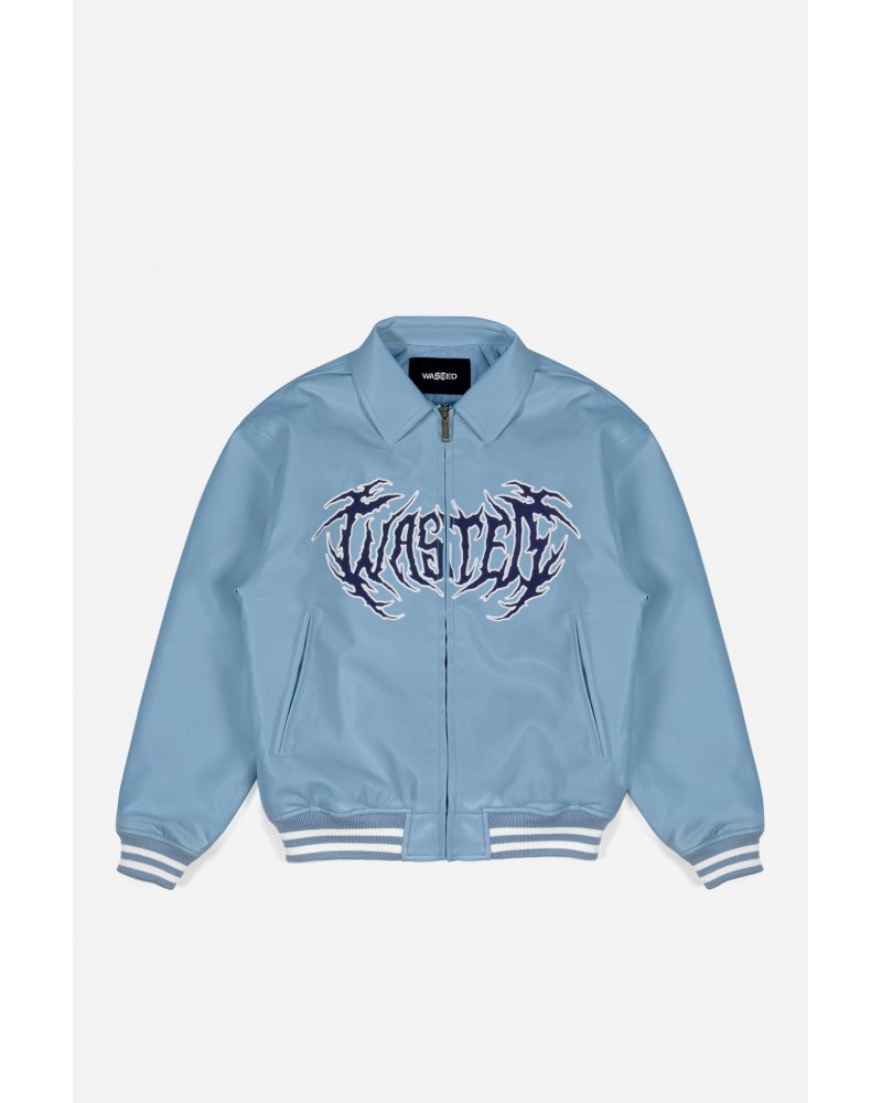 Wasted Paris - Prey Varsity Jacket - Light Blue