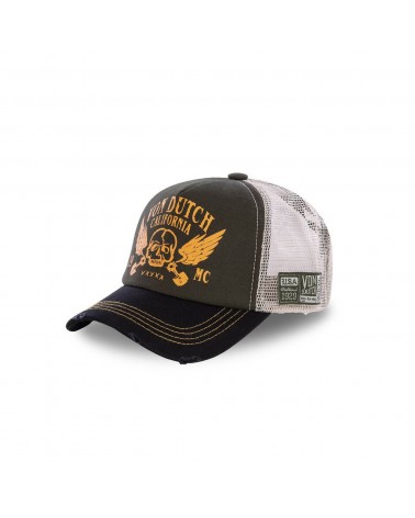 Von Dutch - CREW5 Trucker Cap - Olive/Orange