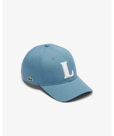 Lacoste - Cotton Twill Baseball Cap With 3D Embroidery - Limestone