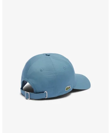 Lacoste - Cotton Twill Baseball Cap With 3D Embroidery - Limestone ...