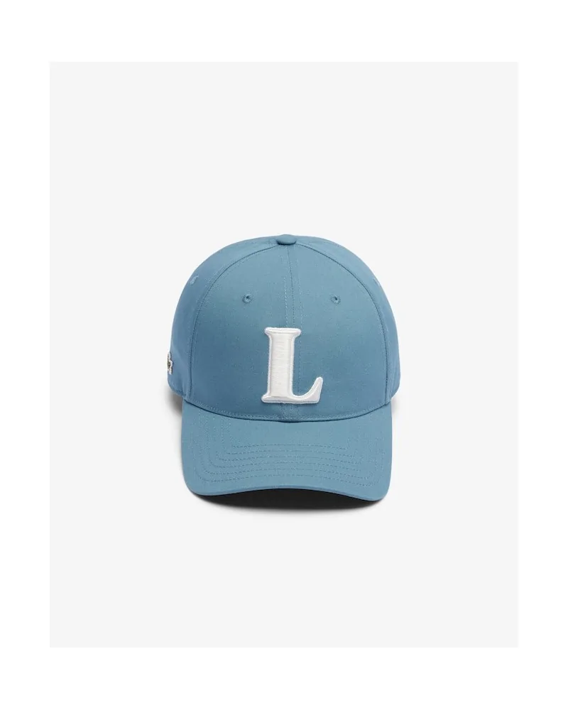 Lacoste - Cotton Twill Baseball Cap With 3D Embroidery - Limestone ...