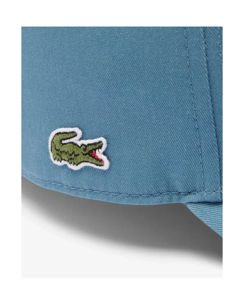 Lacoste - Cotton Twill Baseball Cap With 3D Embroidery - Limestone ...