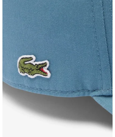 Lacoste - Cotton Twill Baseball Cap With 3D Embroidery - Limestone ...