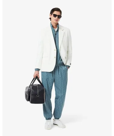 Lacoste - Monogram Track Windbreaker - Blue