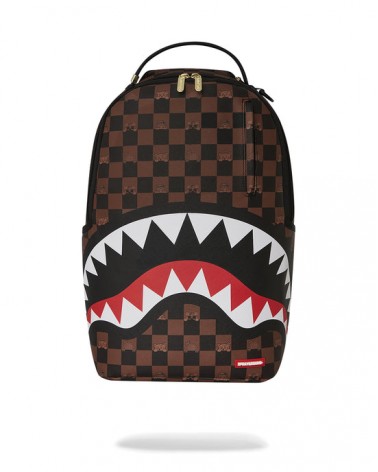 Sprayground - Peeking Character Check Backpack - Brown