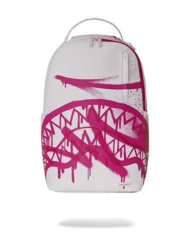 Sprayground - Pink Vandal Backpack - White