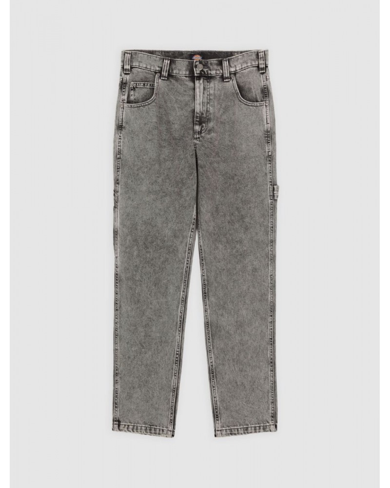 Dickies Life - Garyville Carpenter Trousers - Light Grey Wash