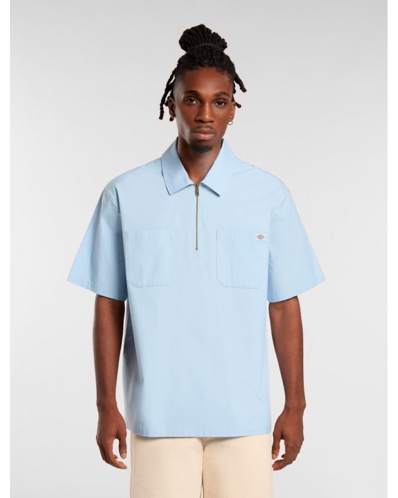 Dickies - Ranch QZ Shirt Ss - Skyway