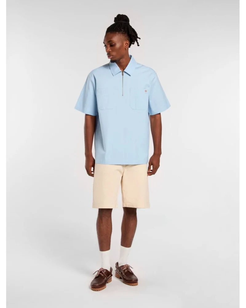 Dickies - Ranch QZ Shirt Ss - Skyway | blockshops