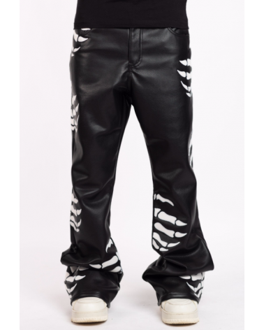 Guapi Clothing - Hell Dragger Leather Pants - Black