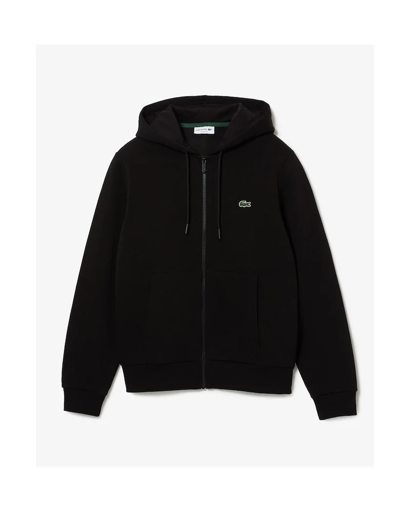 Lacoste - French Terry Full Zip Hoodie - Black | blockshops