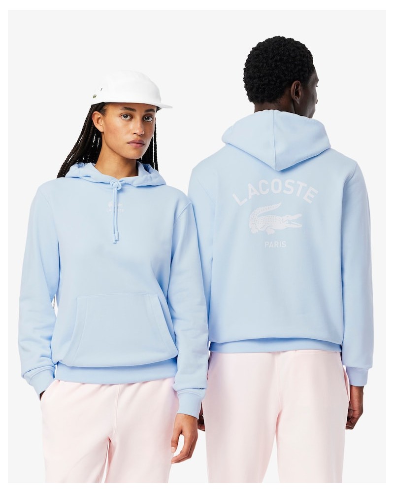 Lacoste - Chest Logo Hoodie - Light Blue