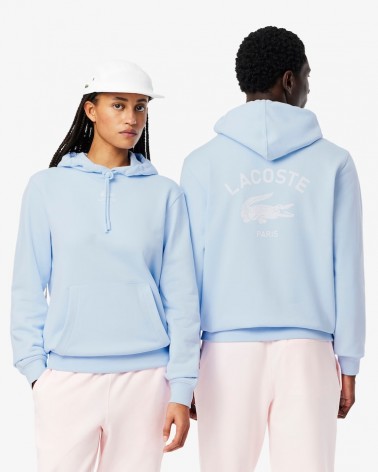 Lacoste - Chest Logo Hoodie - Light Blue