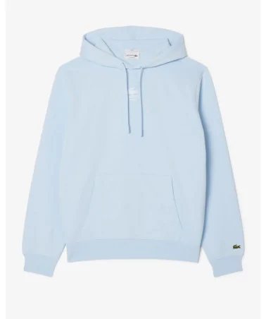 Lacoste - Chest Logo Hoodie - Light Blue