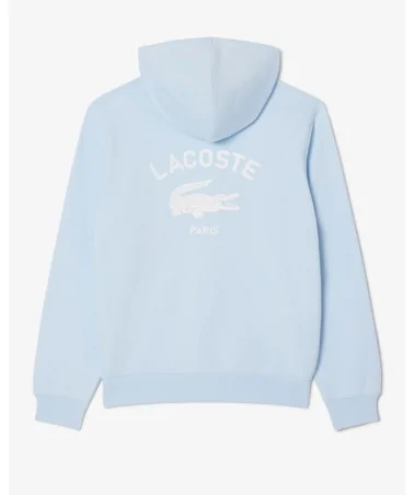 Lacoste - Chest Logo Hoodie - Light Blue