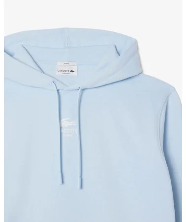 Lacoste - Chest Logo Hoodie - Light Blue