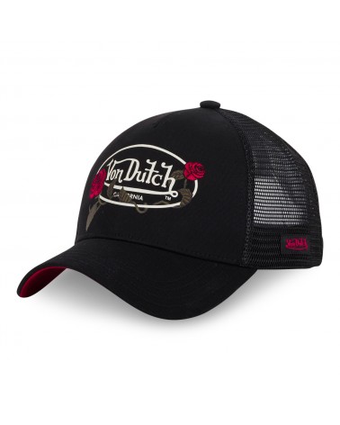 Von Dutch - Roses Trucker Cap - Black