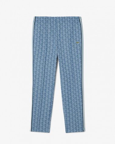 Lacoste - Paris Monogram Jacquard Trackpants - Light Blue