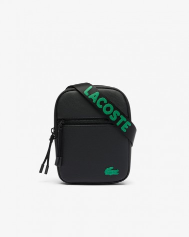 Lacoste - Slim Vertical Zip Camera Bag - Black