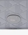 Lacoste - Zip Credit Card Holder in Leather - Grey | blockshops