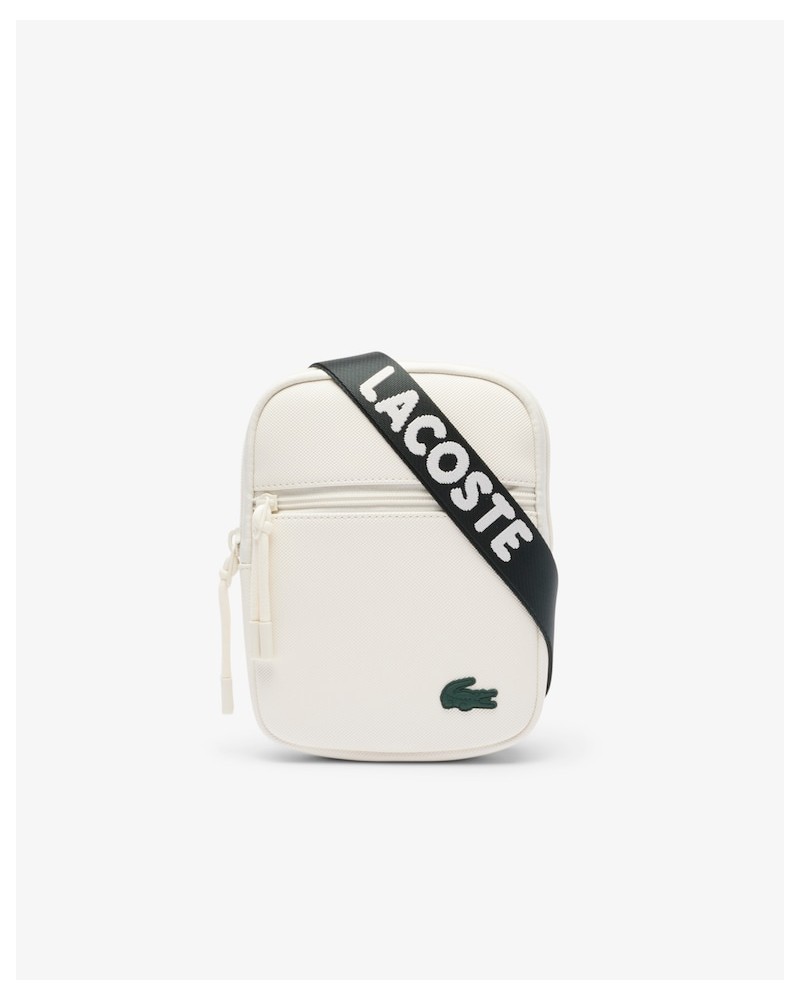 Lacoste - Slim Vertical Zip Camera Bag - White