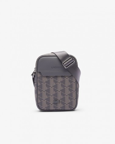 Lacoste - Monogram Vertical Camera Bag - Grey