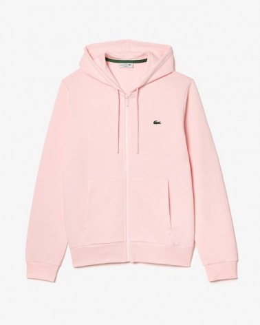 Lacoste - French Terry Full Zip Hoodie - Light Pink