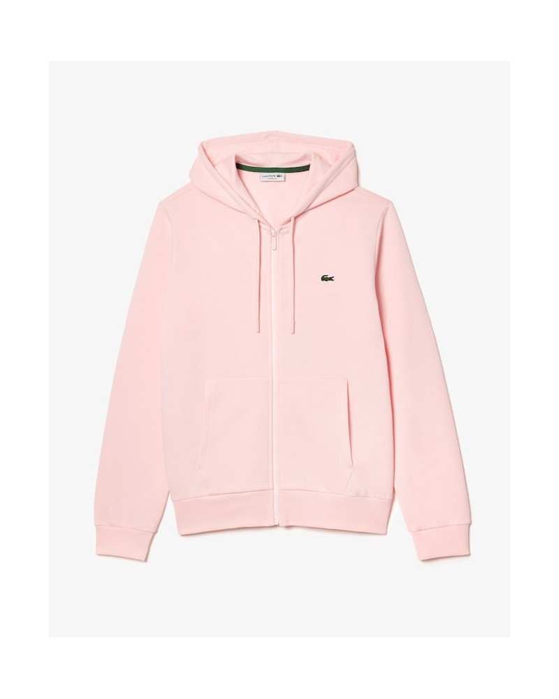 Lacoste - French Terry Full Zip Hoodie - Light Pink