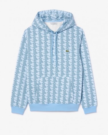 Lacoste - Monogram Hoodie - Light Blue