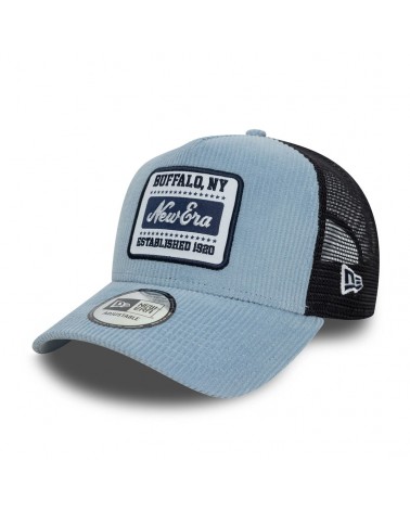 New Era - Patch Cord 9FORTY A-FRAME Trucker Adjustable Cap - Pastel Blue