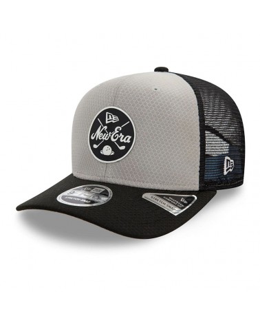 New Era - Hex Era Black 9FIFTY Stretch Snap Snapback Adjustable Cap - Grey / Black