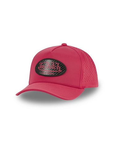 Von Dutch - Trucker Snapback Patch Carbon Sport  - Red