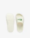 Lacoste - Serve Slide 2.0 Logo - Off White/Green | blockshops