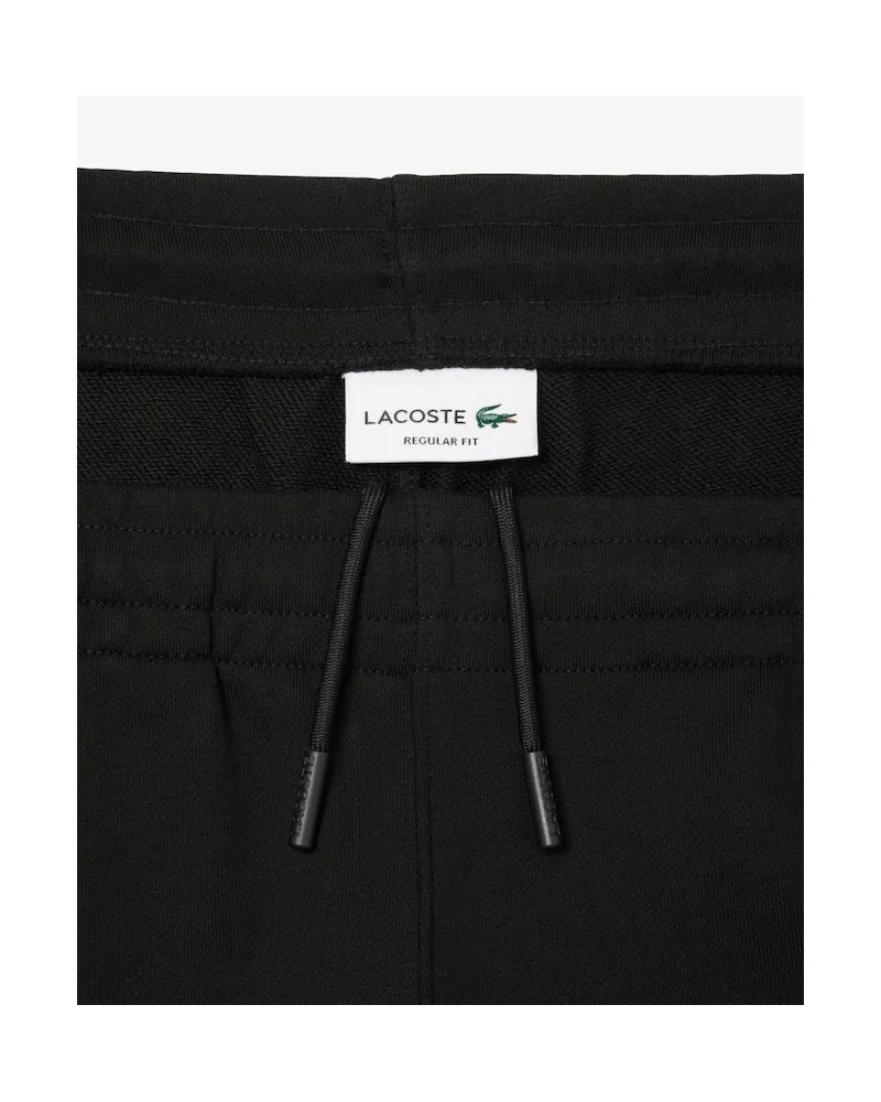 Lacoste - Cotton fleece cargo shorts - Black | blockshops