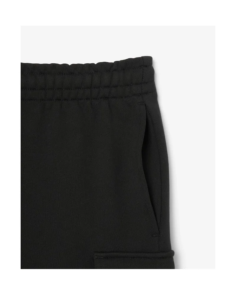 Lacoste - Cotton fleece cargo shorts - Black | blockshops
