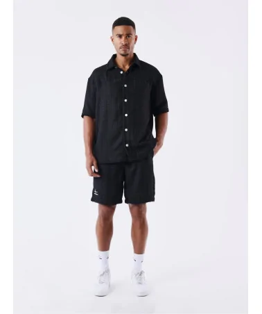 Project X Paris - Kalash Colab Jute Fabric Short - Black | blockshops