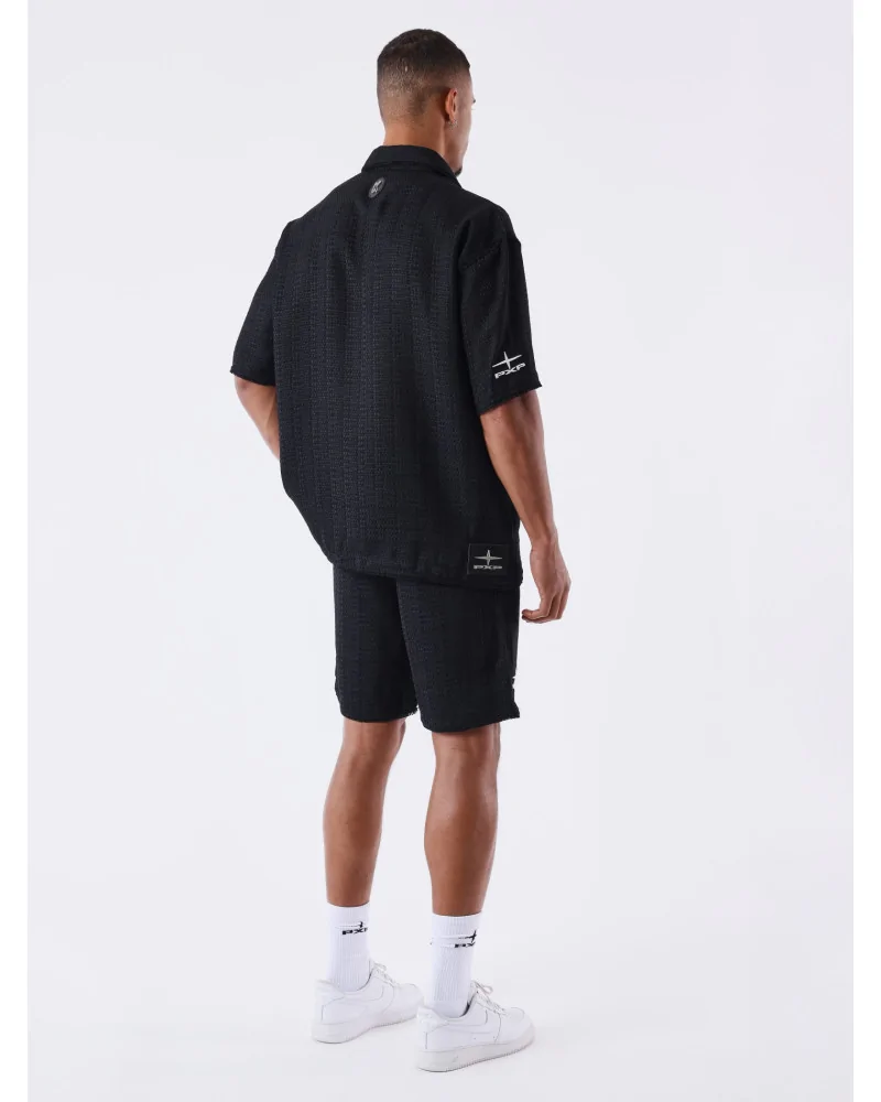 Project X Paris - Kalash Colab Jute Fabric Short - Black | blockshops