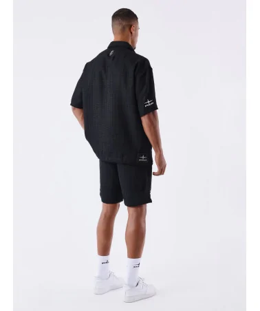 Project X Paris - Kalash Colab Jute Fabric Short - Black | blockshops