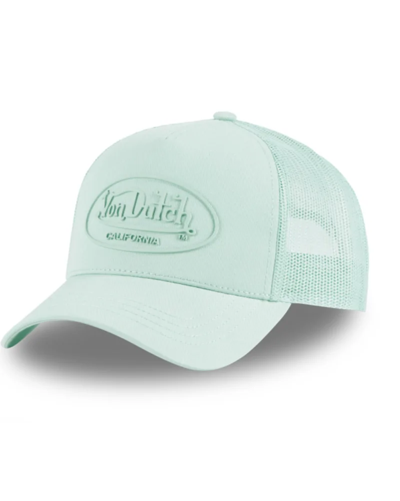 Von Dutch - Rubber Logo Trucker Cap - Mint